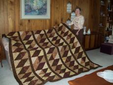 Karen B and her quilt.jpg